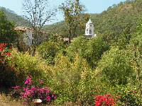 views of San Sebastian church